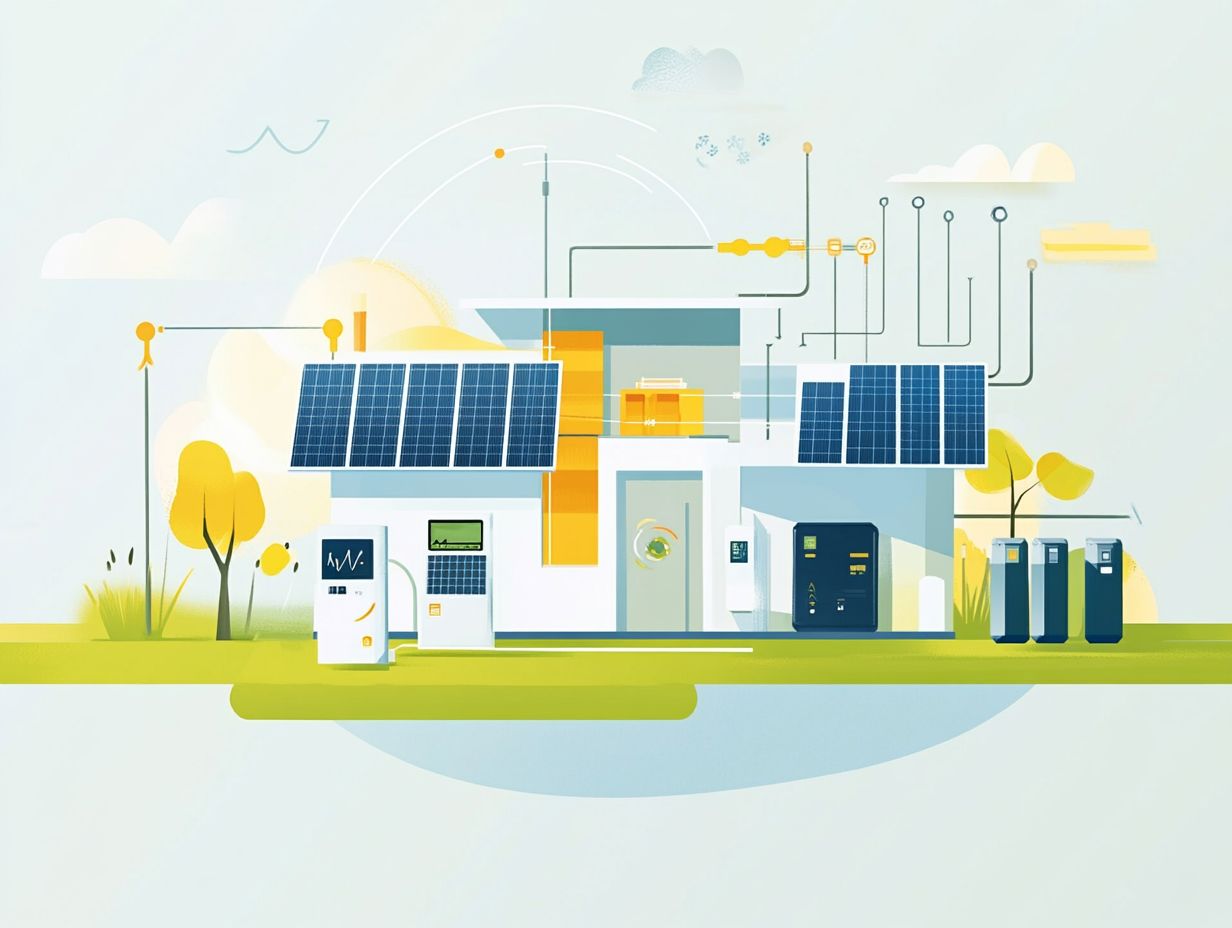 Diagram showing energy storage efficiency importance