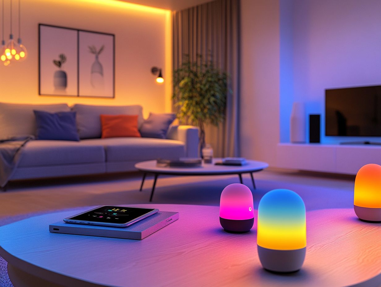 Infographic summarizing key takeaways on smart home technologies.