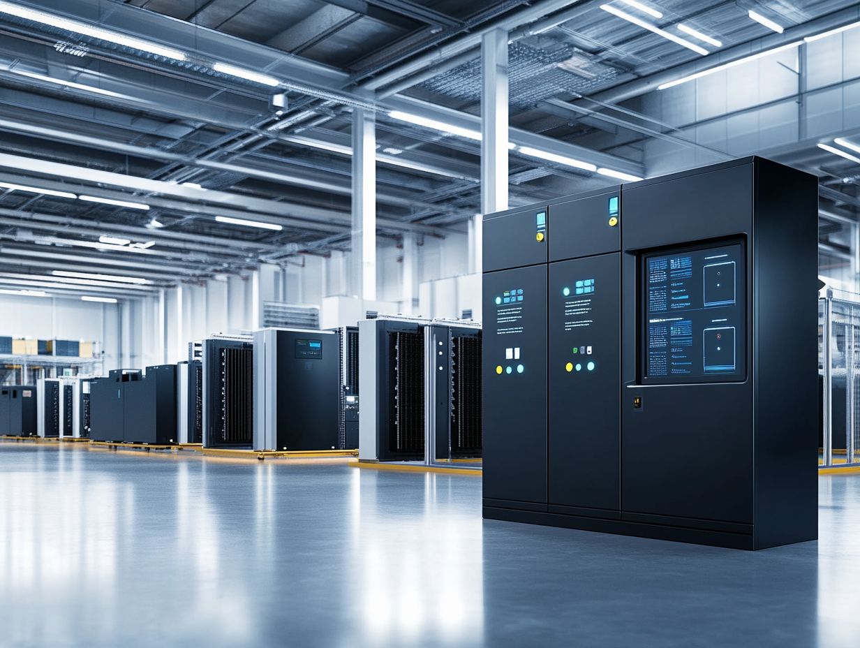 Image depicting advanced monitoring and control in energy storage systems.