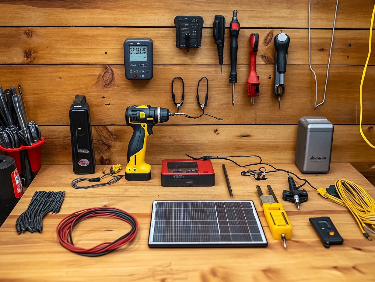 Image showing various types of wire strippers for DIY energy projects.