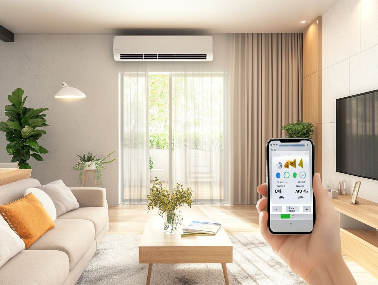 How can programmable thermostats improve heating and cooling efficiency?