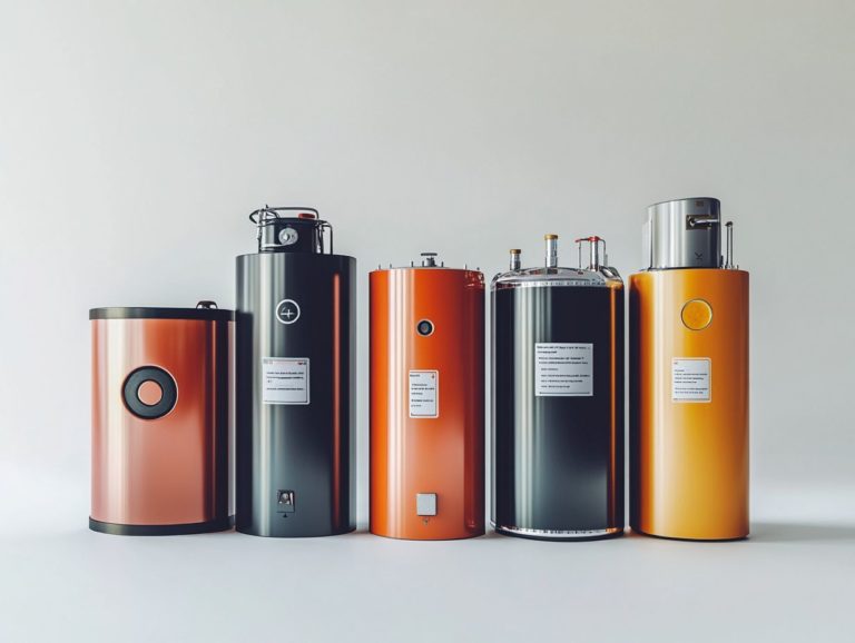 Comparing Battery Types for Home Energy Storage