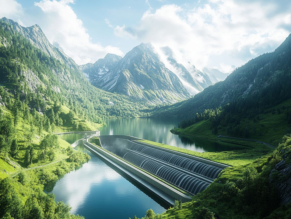 Infographic illustrating the benefits of Pumped Hydro Storage in renewable energy