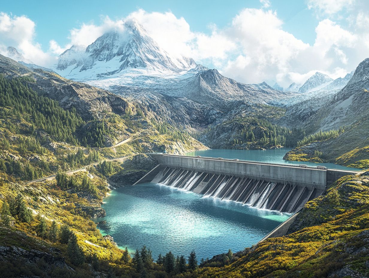 An image illustrating key takeaways about pumped hydro storage