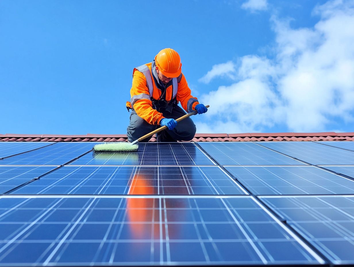 Image illustrating commonly asked questions about solar panel maintenance