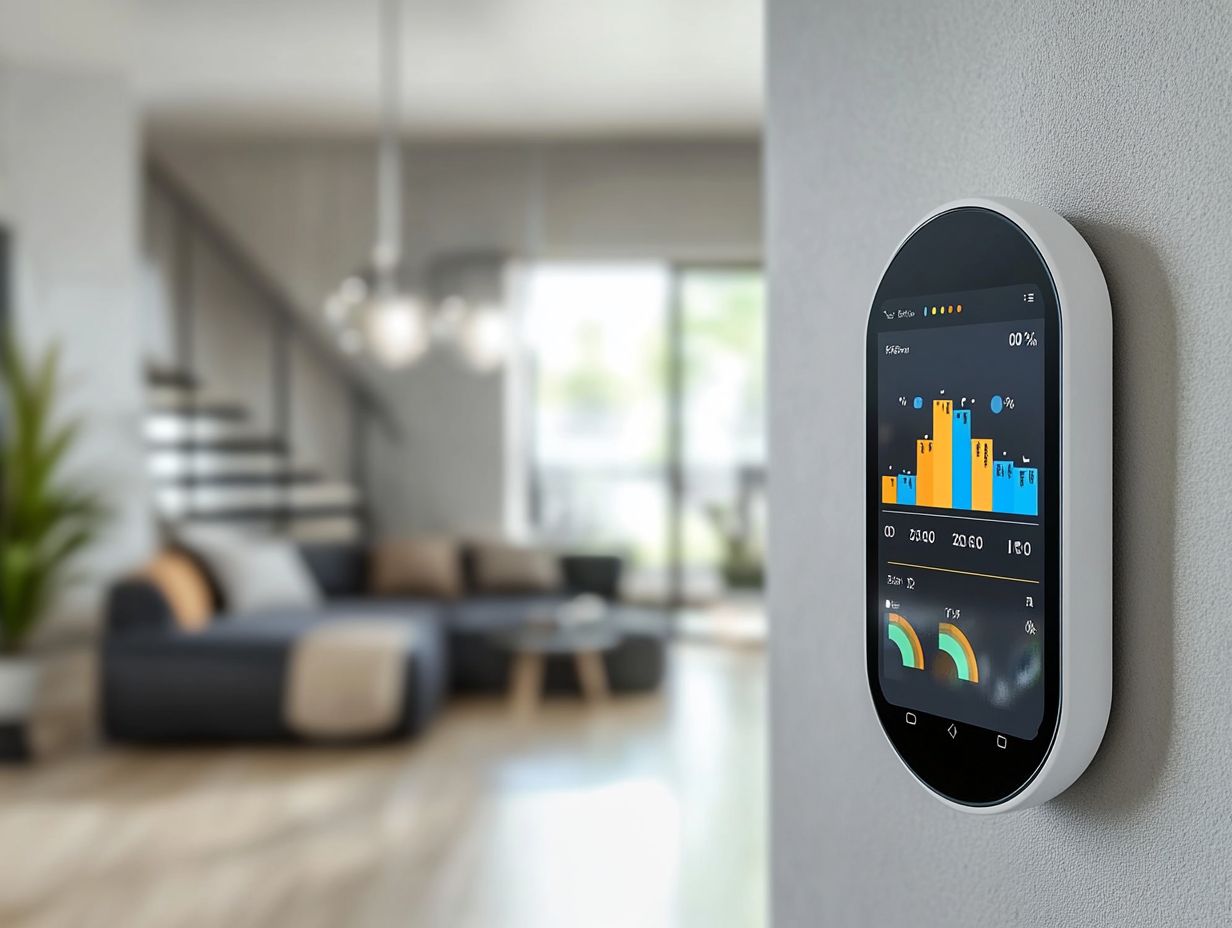 Infographic depicting how smart sensors enhance energy efficiency in homes.