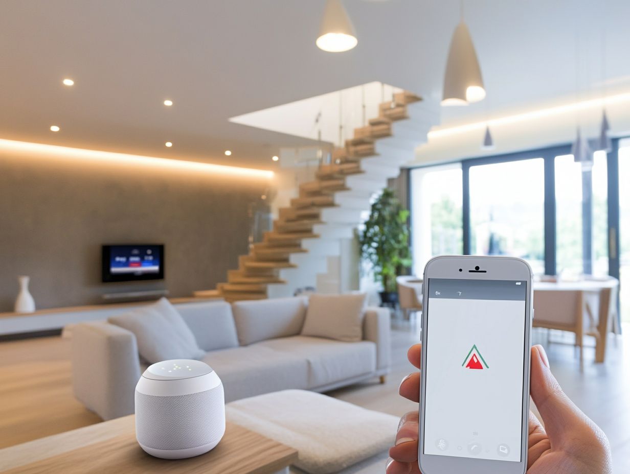 Different types of smart technology designed to manage energy use in homes and buildings