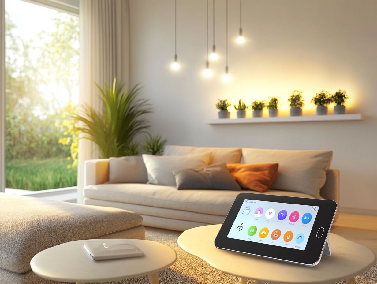 What are some examples of home automation devices for energy efficiency?