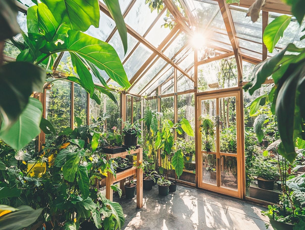 Example of energy-efficient greenhouse materials and construction