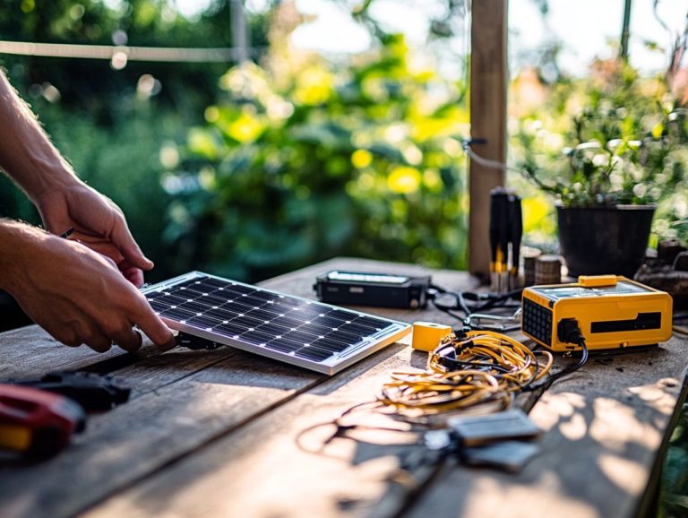 How to Build Your Own Solar-Powered Battery Charger