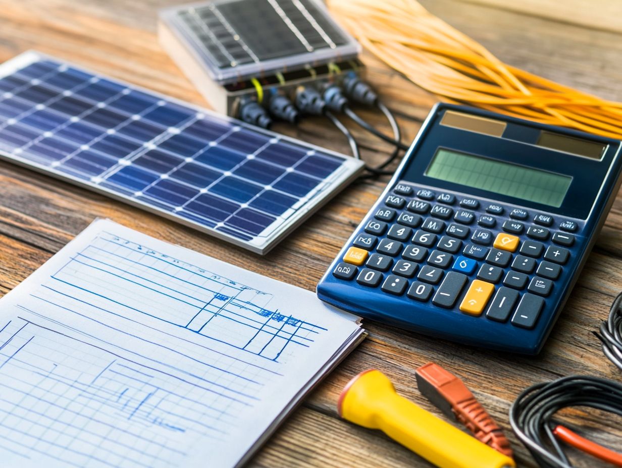 Image illustrating how to calculate energy storage needs