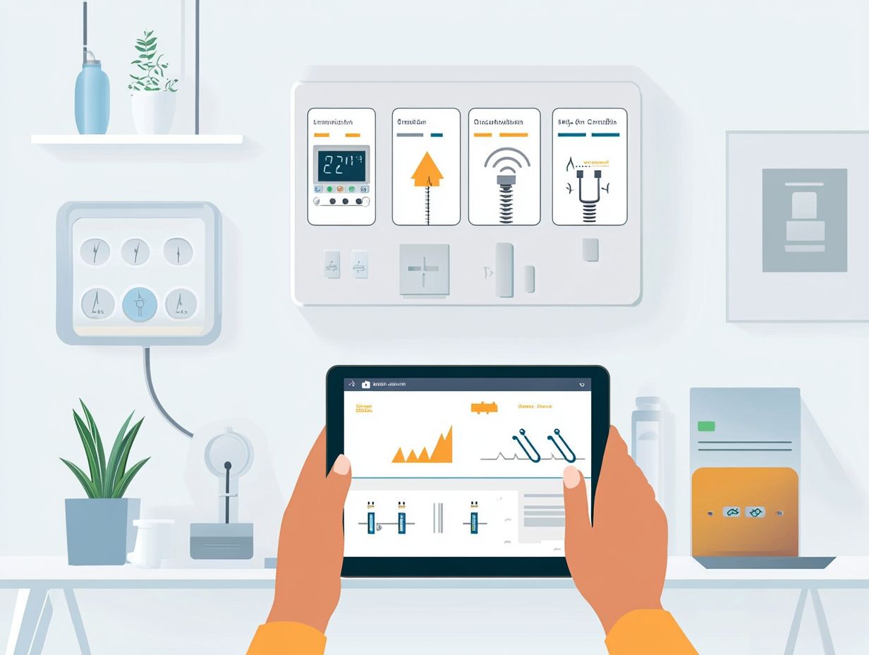 An infographic showing frequently asked questions about smart devices and energy monitoring