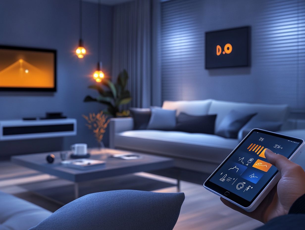 Smart home integration saving energy through automation.