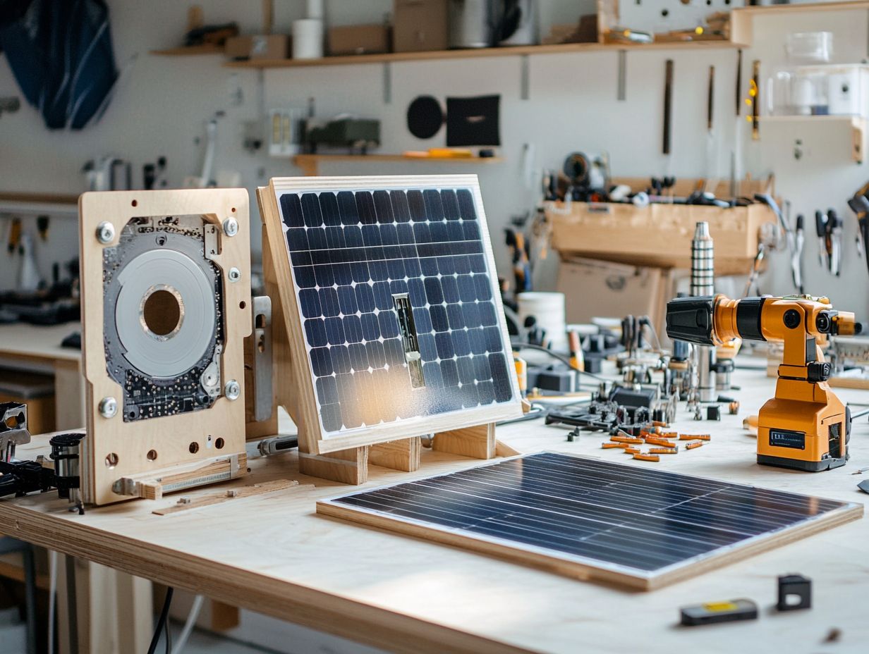 A solar tracker maximizes sunlight capture