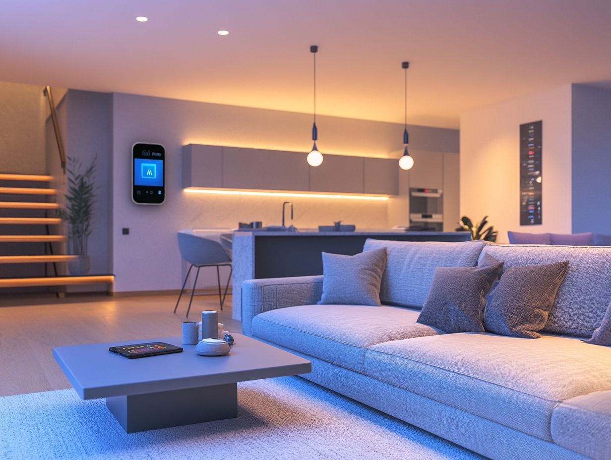 Infographic showing key considerations for choosing a smart home system