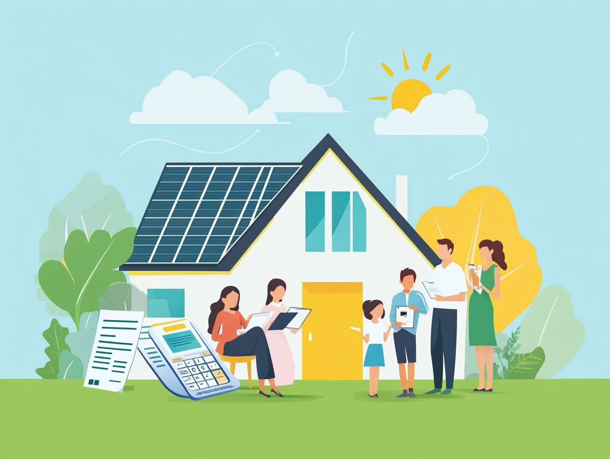 Infographic showing factors influencing the economic impact of energy storage on households