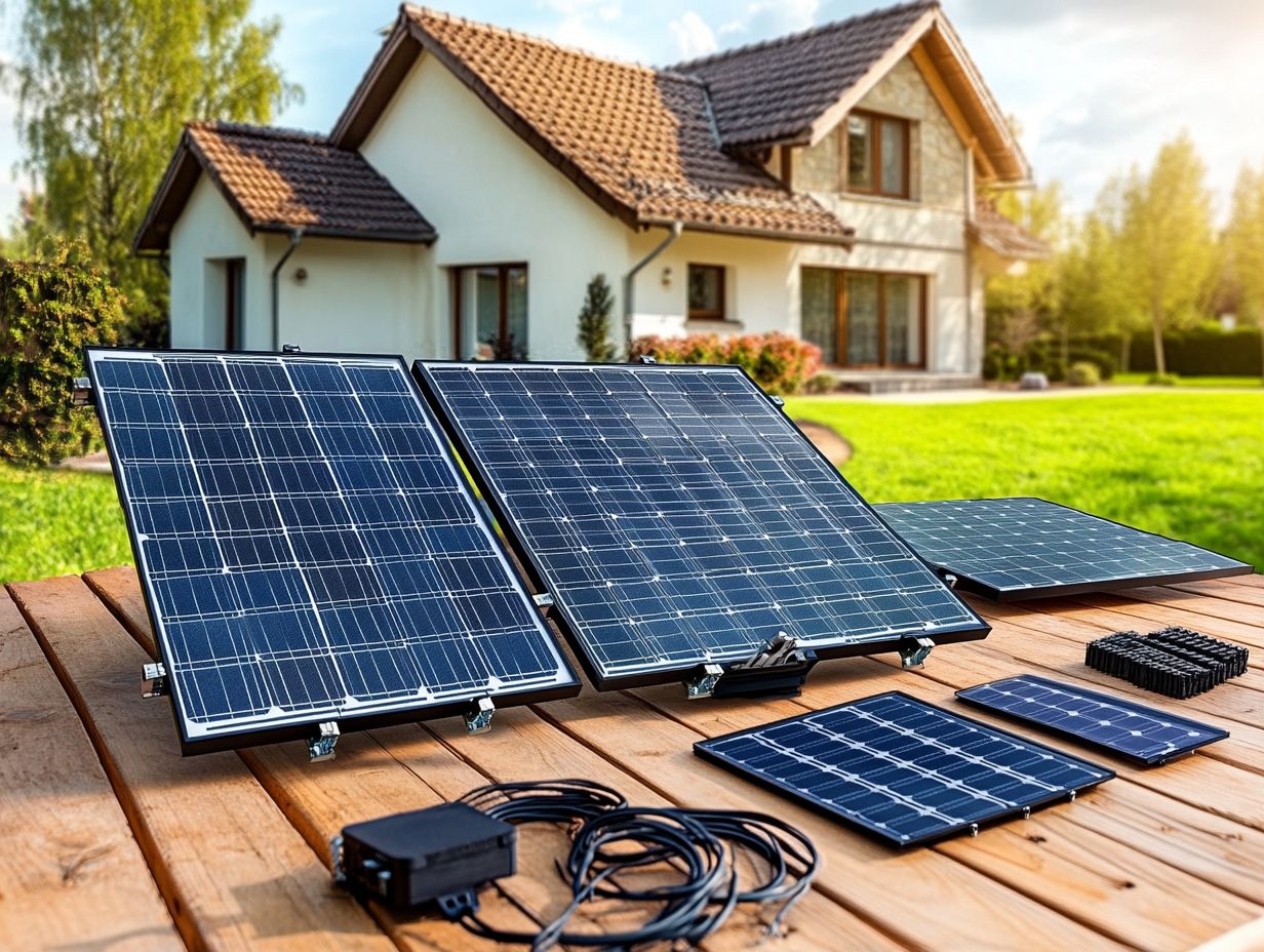 A visual guide to Frequently Asked Questions about DIY solar panel kits.