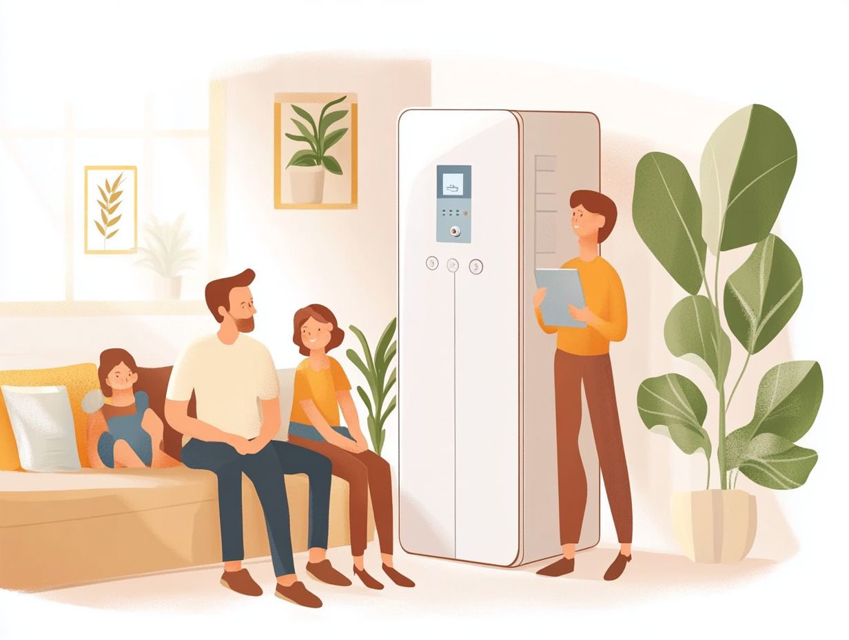 Visual summary of key takeaways on energy storage technologies for homes.