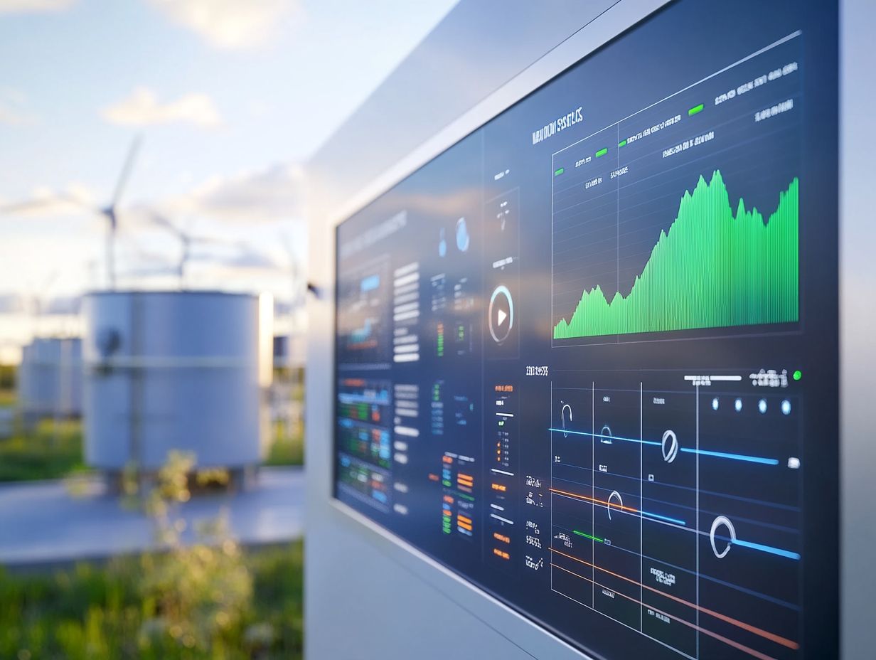 Visual representation of energy storage efficiency metrics